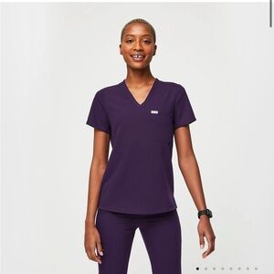 Figs Catarina top (purple)
